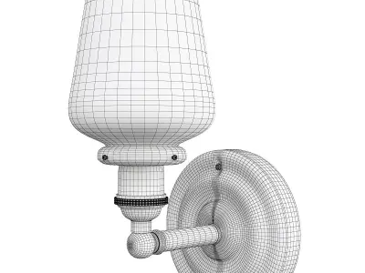 Sage Sconce Low-poly 3D model