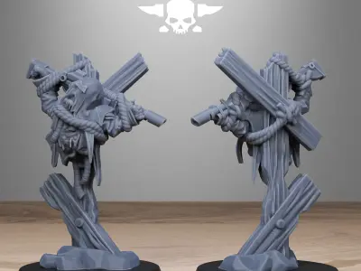 GrimGuard Objective Markers 3D print model