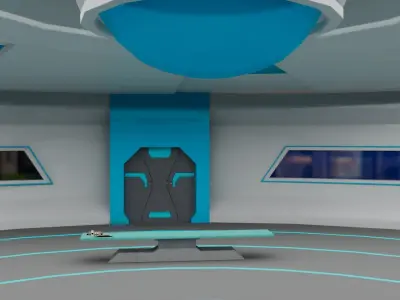 Fraction Lab Low-poly 3D model