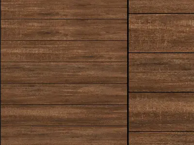 Decovita Luridwood Brown 200x1200 Set 2 3D model