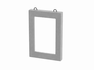 Concrete Window Panel 3D model