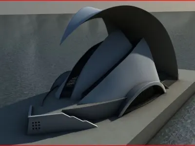 Tenerife Opera House 3D model