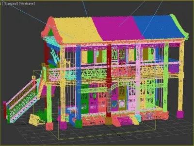 Ancient buildings  3D model