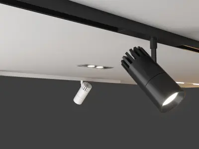 Ceiling Lights - House Pack 3D Models 3D model