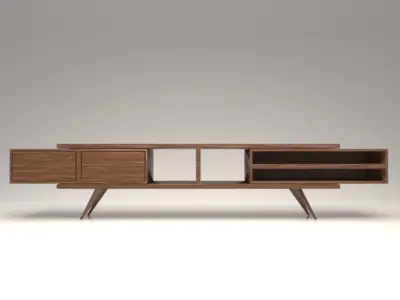 STM-D tv stand model 222 Low-poly 3D model