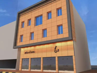 cladding building 3D model