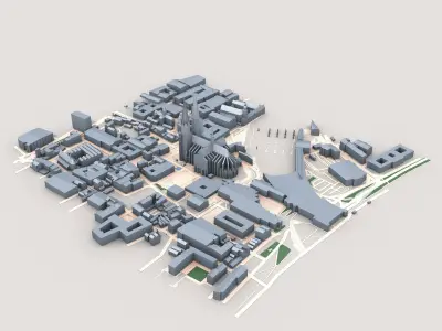 Cologne Cathedral Germany 3D model