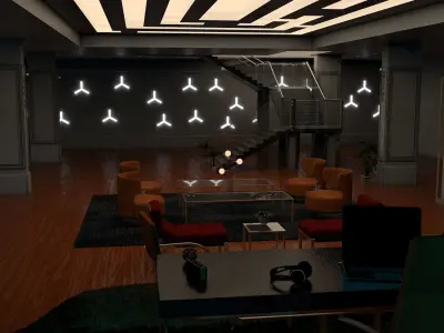 Royal Classic Office Modeling 3D model