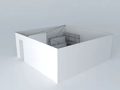 Woodshop Floor Plan Free 3D model