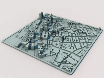 Liverpool City England United Kingdom 3D print model