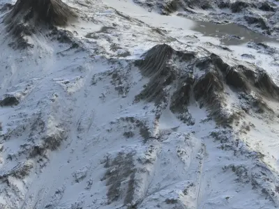 Landscape 95 Low-poly 3D model