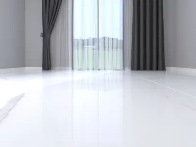 Marble Floor Afyon White 240x120 set 5 Texture