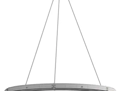 Strata Outer Ring Pendant by Lightology 3D model