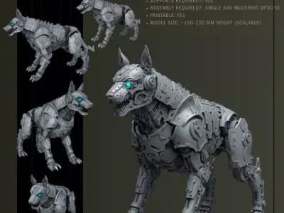Guardian of the Future 3D print model