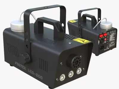 Smoke Machine Low-poly 3D model