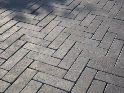 Dark brick damaged paving texture Texture