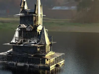 Witches Haunted Manor 3D model