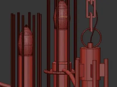 One Tube Rod 3D model