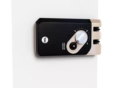 Large Digital Door Lock 3D model YDR 41A Low-poly 3D model Low-poly 3D model