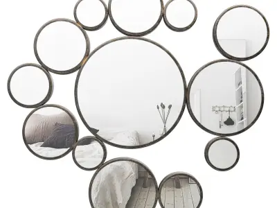 Harrisville Wall Mirror WDLN2332 3D model