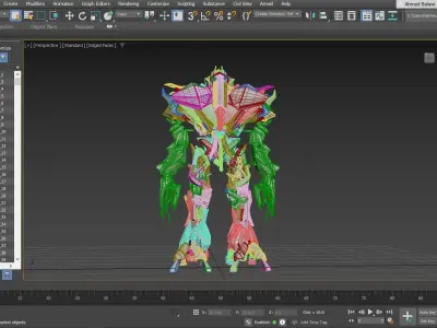 Transformer Movie 1 Megatron  High Quality 3Ds Model 3D model