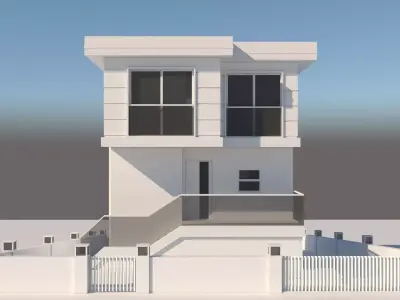 Modern Summer House  3D model