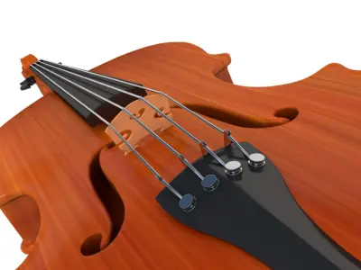 3D Violin model 3D model