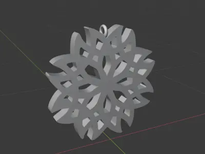 Crescent Pendant Moon Collection 3 3D print model