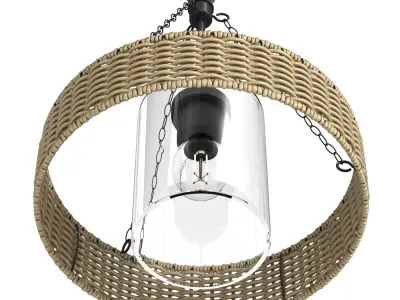 Progress lighting Pembroke one light chandelier 3D model