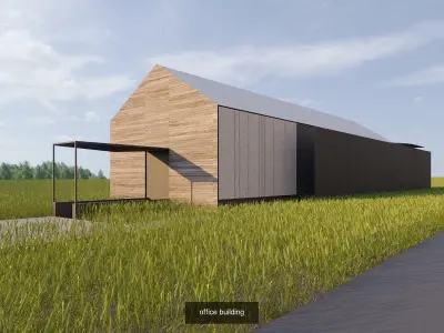 small buildings 3D Model Pack