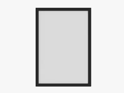 Billboard vertical mockup 01 3D model