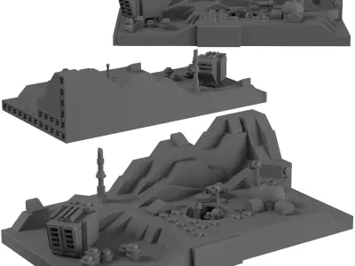 Lego - 40451 Tatooine Homestead 3D model