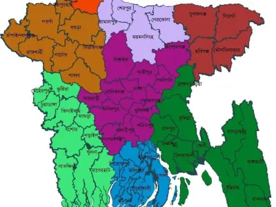 Bangladesh Map 3D model