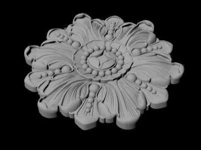 rosette dekor 3D model 41