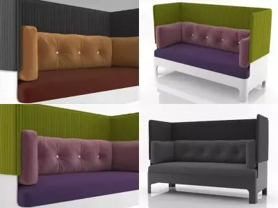 Koja sofa high 3D model