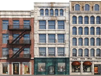 Architectural facades volA8  3D model