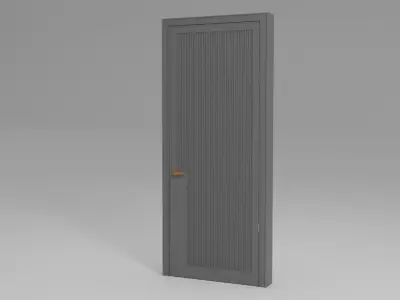Modern Door 3D model 2