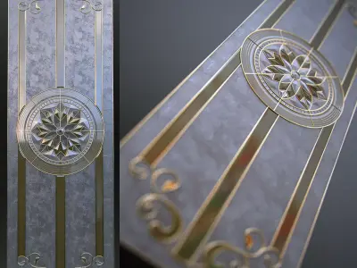 Stained-glass window 3D model