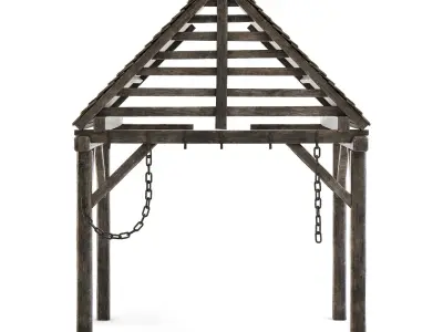 Forge Wooden Roof 3D model