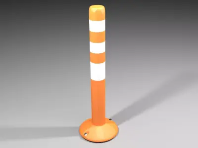 Bollard - Column 3D model