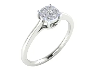 Women Ring Render 3dm STL MTL SLC JCD OBJ FBX Details 3D print model 26