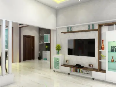 Modern Living Room Lumion 11 Interior Scene 3D model