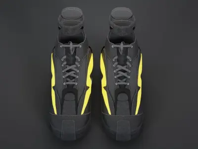 Lighting Sneakers 3D model