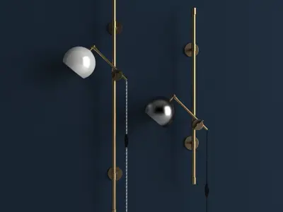 Jones Double Sconce  3D model