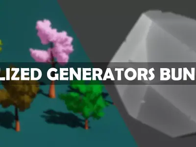 Stylized Generators Bundle 3D model