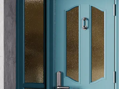 door for interior or exterior 2 3D model