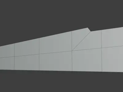 Big graffiti wall 3D model
