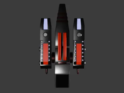 Wasp Mining Spaceship 3D model