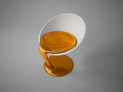 06 MELTHING CHAIR  3D model
