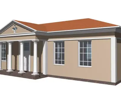 classic building 3D model 3